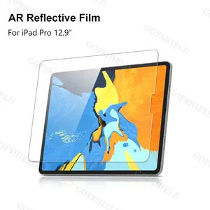 GOFSHIELD, Película antirreflectante antiarañazos, Protector de pantalla súper transparente, Protector de pantalla AR para iPad Pro de 12,9 ", película de pantalla AR