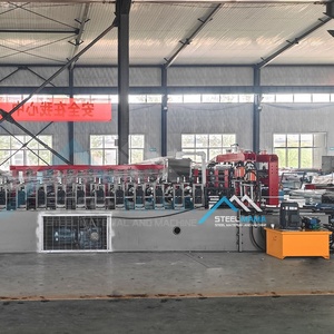 Suministro de fábrica, máquina formadora de rollos en frío de Panel de valla de perno de doble fila de Metal de acero de Color completamente automático - Product Image 5