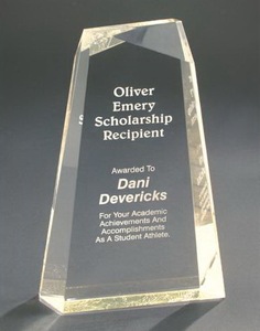 2024 Nouveau design Custom Made Acrylique Awards Perspex Usine Personnalisé Gravé Blancs Acrylique Trophée Design Lucite Awards - Product Image 3