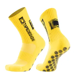 sonderangebot band design socken fußball girp socken großhandel sport atmungsaktiv schweißabsorbierend gute qualität anti-rutsch-socken für herren