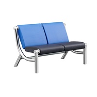 Banc de salle d'attente Banc de réception Chaises de salle d'attente 3 places pour hôpital d'aéroport de zone publique