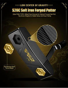 PGM 20TH TUG088 <span class=keywords><strong>Putter</strong></span> de <span class=keywords><strong>golf</strong></span> droitier en fer doux à centre de gravité basse, forgé et usiné CNC, pour hommes - Product Image 4