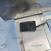 Mesin Pengisi Pompa Gigi Semi-Otomatis Listrik Bahan Stainless Steel Akurasi Tinggi untuk Krim Kosmetik dan Losion Viskositas Tinggi