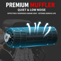Moteur à essence RATO R740 V-Twin OHV 740cc 26HP Conforme aux normes EPA CARB Qualité commerciale Remplace les moteurs de tondeuse Kohler Briggs Stratton
