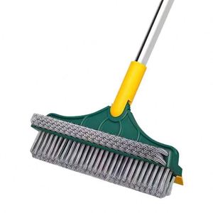 Brosse de nettoyage multifonctionnelle en plastique à long manche pour les interstices, les toilettes, les coins du sol et les fenêtres - Product Image 1