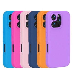 Funda Protectora de EVA Suave de Color Sólido de 2.0MM para iPhone 16 17 18 Pro Max, Antipolvo y Antideslizante, <span class=keywords><strong>Precio</strong></span> de Fábrica - Product Image 2