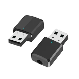 3-In-1 kablosuz AV alıcısı-vericisi/alıcı kulaklık telefonları için 3.5mm kablo MP3 TV PC araba BT 5.0 USB adaptörü