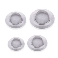 Filtre de vidange d'évier en acier inoxydable, panier à mailles anti-colage, pour la cuisine, 4.5 ou 5 pièces