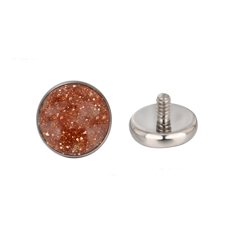 Cielo estrellado naranja [solo cabeza] -Plata