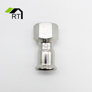 DVGW En thép không gỉ áp lực khớp nối áp suất thấp nội bộ chủ đề doanh - Product Image 2