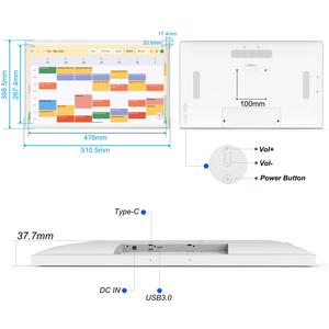 21.5 Inch Android 14 Touch Screen Smart <strong>Digital</strong> <strong>Photo</strong> <strong>Frame</strong> AG Anti-Glare Display <strong>Digital</strong> Calendar Planner <strong>WiFi</strong> for Family - Product Image 5