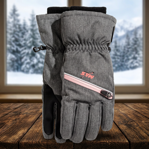 Gants de ski d'hiver pour hommes et femmes, en Spandex, imperméables, coupe-vent, compatibles avec les écrans tactiles, à doigts entiers, chauds, pour le snowboard et la motoneige - Product Image 3