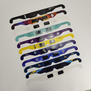 Lunettes de <span class=keywords><strong>soleil</strong></span> Solar <span class=keywords><strong>Eclipse</strong></span> à vue directe Couleur aléatoire Papier 3D Ombre de sécurité Anti-UV Yeux de protection Rayons de <span class=keywords><strong>soleil</strong></span> Produit matériel VR - Product Image 3