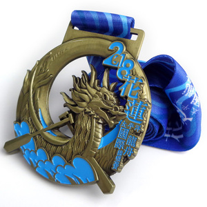 Médailles commémoratives <span class=keywords><strong>de</strong></span> course <span class=keywords><strong>de</strong></span> bateaux-dragons <span class=keywords><strong>de</strong></span> grande taille, fabriquées sur mesure, pour le sport - Product Image 4