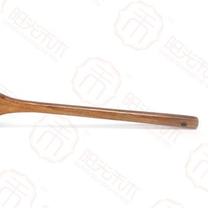 Espátula de Madera con Mango Largo, Acabado Lacado, Mango Redondo, Utensilio de Cocina, Apta para Sartenes Antiadherentes - Product Image 4