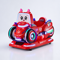 Máquina de Columpio Ergonómica que Funciona con Monedas para Niños, Construcción Duradera de ABS/PP/Metal/Plástico, Alimentación de 220V