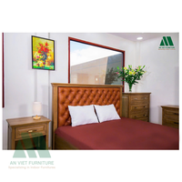 VIET FURNITURE Meubles de chambre à coucher modernes en bois fabriqués au Vietnam, de haute qualité, comprenant lits et armoires, prêts à assembler