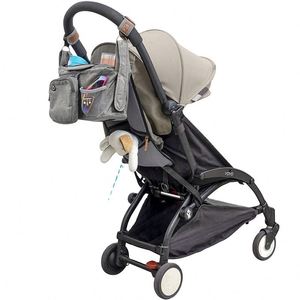 Sac d'accessoires pour poussette personnalisé, sac détachable, antidérapant, organisateur universel pour poussette, sac à couches, fabriqué en usine BSCI - Product Image 2