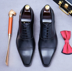 Chaussures pour hommes en cuir de vachette pleine fleur de qualité supérieure, 100 % cuir véritable, à bout fermé, à enfiler, imperméables, décontractées, respirantes, à semelle souple - Product Image 3