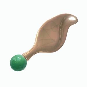 Aluminum Handle Green Jade Roller <b>Ball</b> – Facial <b>Massage</b> & Eye Serum Infusion Wand, Reusable Beauty Scraping Tool - Product Image 5