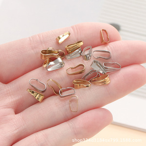 Stainless Steel Pendant <b>Clips</b> Mixed Shapes For Necklace Making DIY Jewelry Accessories Wholesale - Product Image 5
