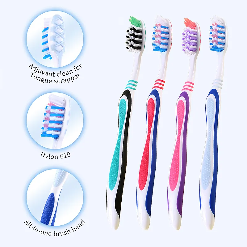 2021 оптовая продажа, новые виды, отличная зубная щетка для взрослых, пластиковая зубная щетка для чистки зубов