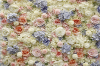 Panneau de fond mural en fleurs de pivoine en soie 3D personnalisé, 240x120cm, décoration de mariage artificielle de haute qualité