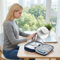 Pochette d'organisation technique portable, sacoche étanche pour appareils électroniques avec compartiments pour câbles, chargeurs, écouteurs, téléphone