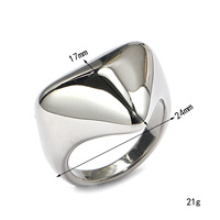 Bague tendance en acier inoxydable plaqué or, design torsadé irrégulier poli, étanche, pour femme, usage quotidien