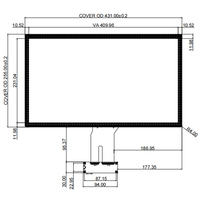 Écran tactile LCD 18,5'' 1980*1080 LH1103185 Interface USB PCAP Écran tactile capacitif 18,5 pouces avec contrôleur USB