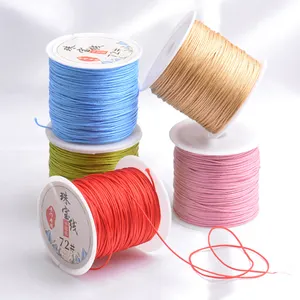 50Yards Nylon Bead Thread Nonelastic Beading Threads Seed Beads Cord Thread  for DIY Bracelets Necklace Jewelry Making Supplies