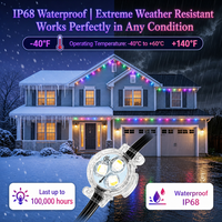 Contrôleur d'application intelligent synchronisé à la musique pour lumières de Noël, 12V 24V 36V, étanche IP68, éclairage ponctuel extérieur permanent pour maison