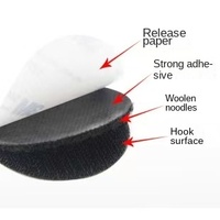 Autocollant adhésif arrière adhésif acrylique résistant sans résidu rond antidérapant drap de lit tapis nappe fixation à la maison