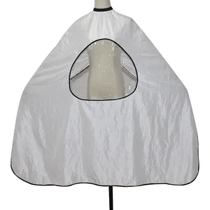 Sichtfenster Einfarbige Haarschnitt Schürze Haar Kleidung-Cape Transparent Window Cape