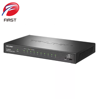 TL-SH2210 8-Port Gigabit Switch mit 2 SFP-Ports, 12V DC Desktop Metall Web-Managed Hub für Telekommunikations- und Unternehmens-LAN-Systeme
