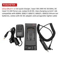 Chargeur de batterie Li-ion multi-emplacements haute efficacité Leica GKL211 GKL112 pour station totale et instrument de topographie GNSS – Chargeur de remplacement