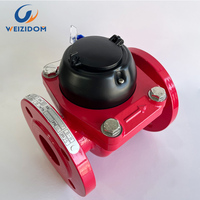 Compteur d'eau en fer OEM à élément amovible Woltman, type sec, grand diamètre, IP68, à bride, horizontal, pour eau chaude, R50 DN50