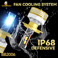 BB2006 Phare LED Auto H1 H4 H7 H11 Blanc Jaune Clignotant Constant Télécommande Conduite Sûre Ampoule de Remplacement Fabricant