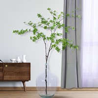 ZY2075 ZUOYI cabang tanaman lateks, 190CM buatan daun bel Jepang untuk gaya tanaman Nordic