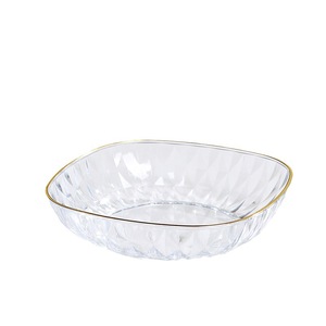 Plateau Crachoir à Os Qualité Alimentaire, Assiettes <span class=keywords><strong>de</strong></span> Desserts Gâteaux, Service <span class=keywords><strong>de</strong></span> 4 Pièces pour Snacks et Fruits - Product Image 6