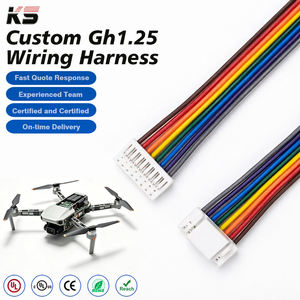 Cable de Conexión Personalizado Jst Gh de 1.25 mm para Drones, Arnés de Cableado para Controlador de Vuelo Uav, Conector Macho y Hembra - Product Image 1