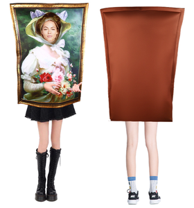 Disfraz <span class=keywords><strong>de</strong></span> Mona Lisa para Adultos, con Marco <span class=keywords><strong>de</strong></span> Fotos, Impresión 3D, Divertido, para <span class=keywords><strong>Halloween</strong></span>, Cosplay, Fiestas y Actuaciones - Product Image 4