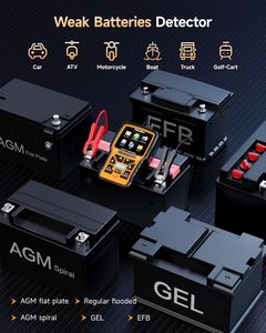 Para FOXWELL NT301 Sistema De Carregamento De Manivela Digital 6V 12V Alternador Automotivo Analisador Testador De Bateria para Caminhões De Carros 1 ano - Product Image 6