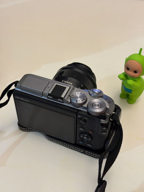 Used Mirrorless Camera Cannon M6 Mark II with 15-45mm Lens 32.5MP 4K Video Portable Digital Camera