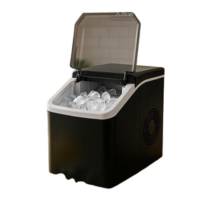 Machine à blocs de glace électrique et solaire à usage domestique et hôtelier Souper Cubes Machines à glaçons avec boîtier en plastique pour eau en bouteille - Product Image 1
