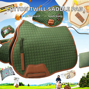 Selle de cheval en coton sergé polycoton 2026, doublure, dressage, saut d'obstacles, équitation, protection équestre - Product Image 2