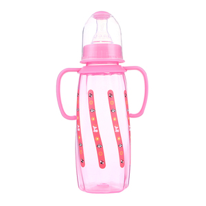 Nuevo Diseño con Patrón de Ondas, Libre de BPA, Biberón de PP de 260 ml con Asa - Product Image 4