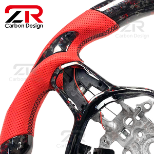 พวงมาลัยคาร์บอนไฟเบอร์แบบฟอร์จพร้อมจอแสดงผล LED สำหรับตกแต่งภายในรถยนต์ฮอนด้า ซีวิค รุ่นที่ 11 - Product Image 4