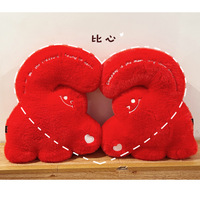Oreiller en peluche en forme humaine pour la Saint-Valentin, décoration de mariage, décoration de canapé de salon, ornement