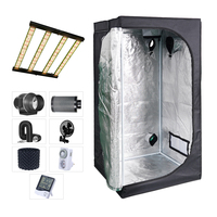 Kits complets de tente de culture bon marché avec 600w LED élèvent des kits complets de lumières pour des salles de culture d'intérieur